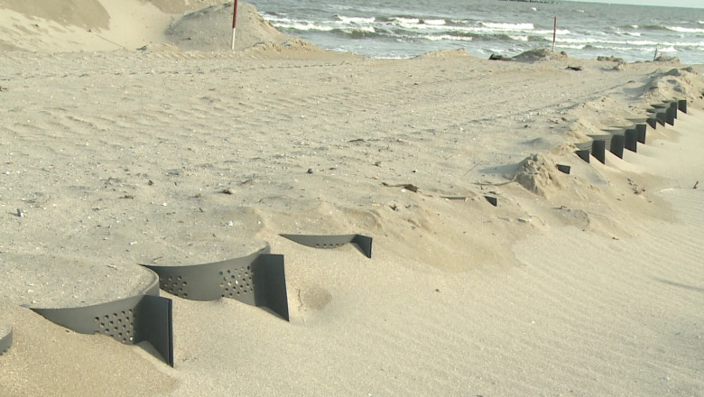 Santier de sarbatori. Olandezii lucreaza pentru protejarea plajelor Imagine