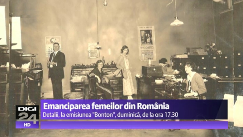 Saptamana Femeii la Digi24: „Nu aveau personalitate juridica. Erau laolalta cu minorii si debilii mintali”. Lupta doamnelor pentru drepturi egale in interbelic Imagine