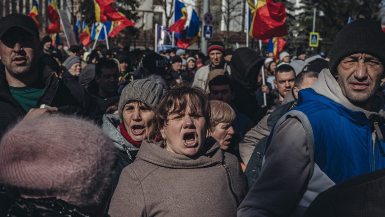 Sapte cetateni moldoveni, suspectati ca planuiau actiuni destabilizatoare la protestul de la Chisinau, au fost arestati preventiv Imagine