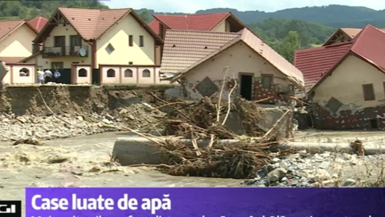 Sapte judete sunt sub cod rosu. Nou bilant al inundatiilor: trei morti Imagine