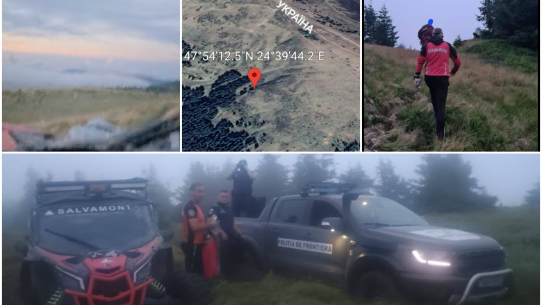 Sapte ucraineni, recuperati de salvatorii montani in zona Muntilor Maramuresului: un barbat de 38 de ani era foarte deshidratat Imagine