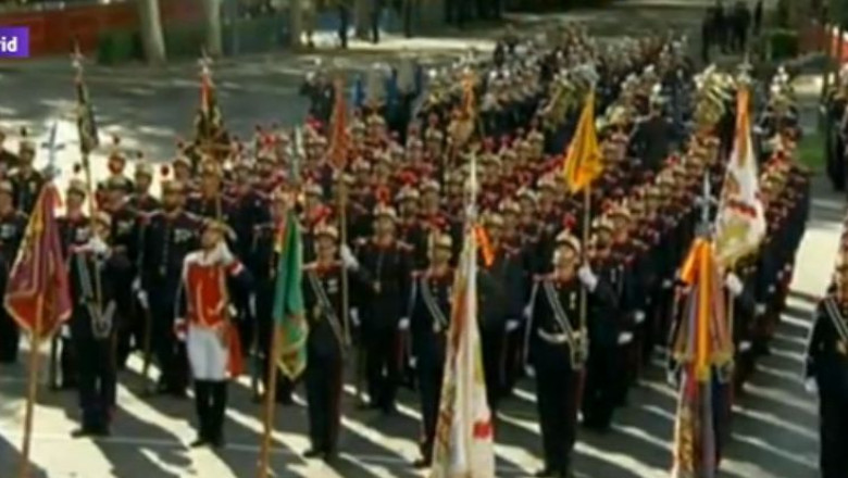Sarbatoare in Spania. Ziua Nationala a fost marcata printr-o parada militara, in Madrid Imagine