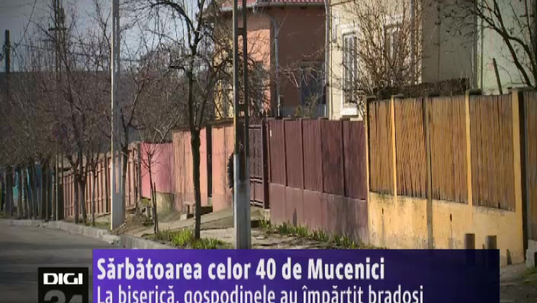 Sarbatoarea celor 40 de Mucenici. La biserica, gospodinele din Dolj au impartit bradosi Imagine