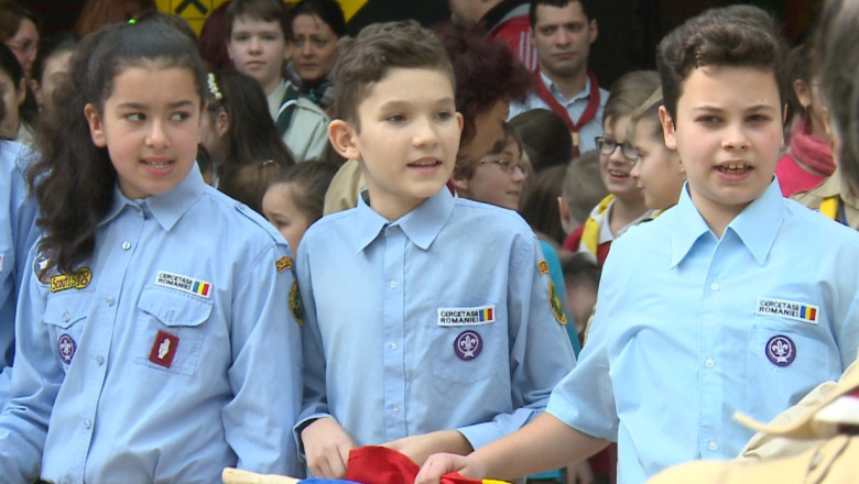 Sarbatoarea cercetasilor. In judetul Iasi, din organizatiile de cercetasi fac parte 400 de copii si tineri Imagine