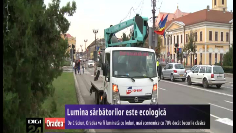 Sarbatori cu lumina eco. Oradea va fi iluminata de milioane de leduri, mai mai economice cu 70% decat becurile clasice Imagine