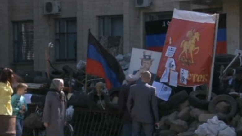 Sarbatori pascale pe baricade. Separatistii prorusi din estul Ucrainei nu renunta la proteste Imagine