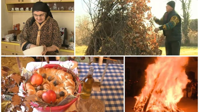 Sarbatorile pe rit vechi: Ajunul Craciunului, in Banat. Sarbii au aprins badjnak-ul Imagine