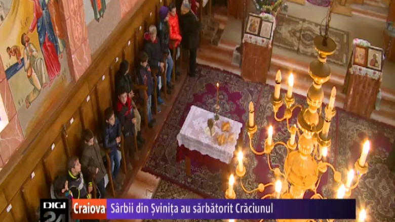 Sarbii din Svinita au sarbatorit Craciunul Imagine
