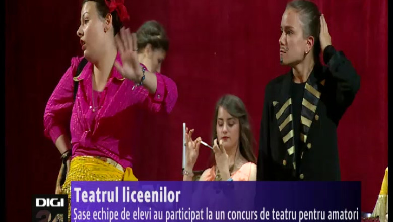 Sase echipe de elevi au participat la un concurs de teatru pentru amatori Imagine