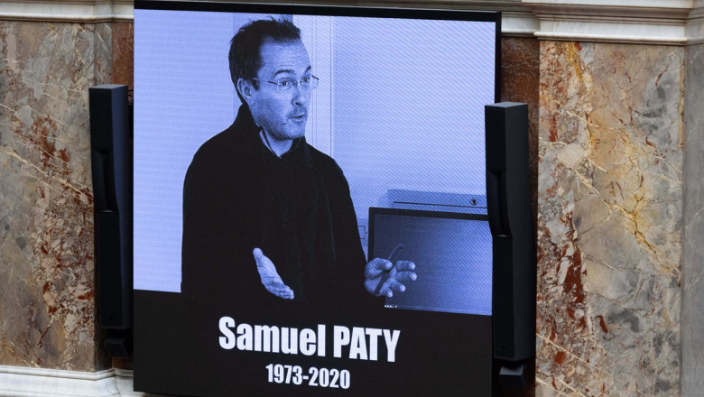 Sase elevi francezi implicati in decapitarea profesorului Samuel Paty, condamnati cu suspendare, sau cu executare pana la 6 luni Imagine