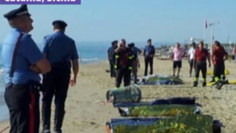 Sase imigranti sirieni au fost gasiti morti pe o plaja din Sicilia Imagine