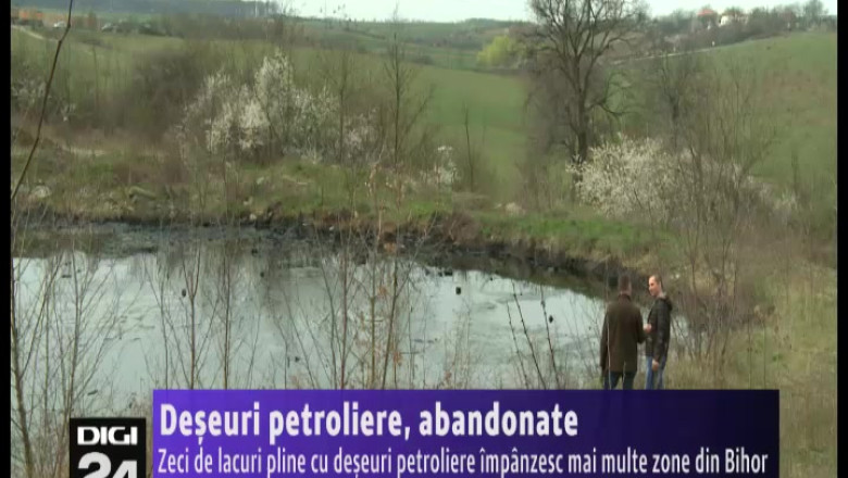 Sase lacuri pline cu deseuri petroliere zac abandonate in mai multe zone din Bihor Imagine