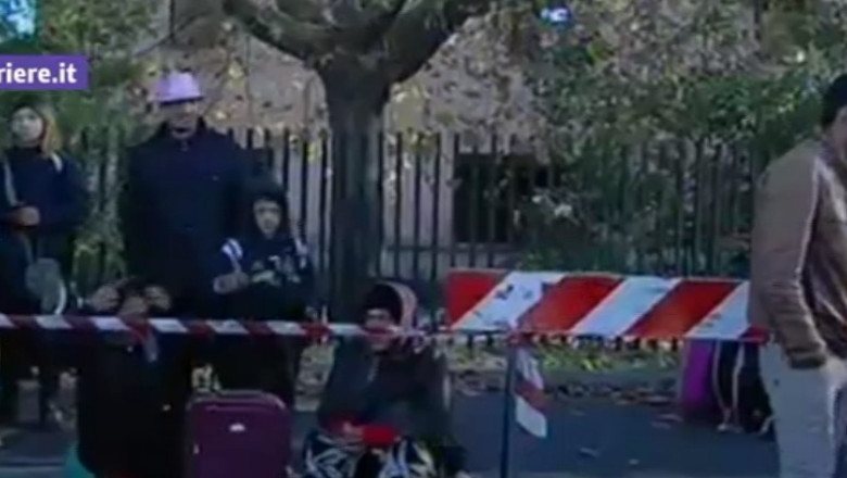 Sase sute de romi au fost evacuati la Milano Imagine