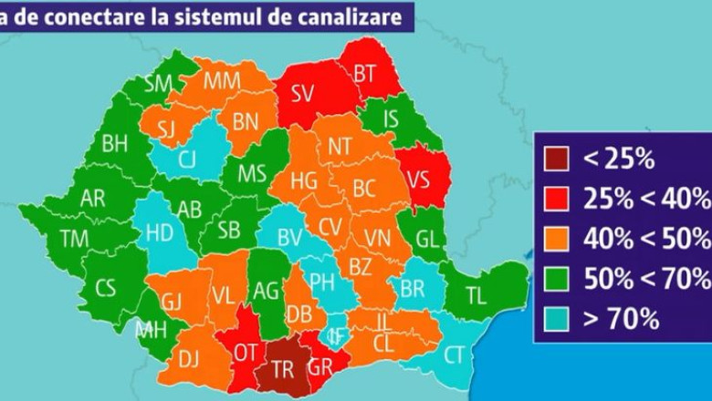 Sate departe de civilizatie. Peste 80% din localitatile ialomitene nu au canalizare Imagine