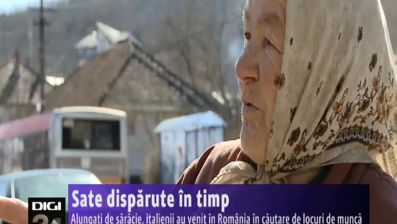 Sate disparute in timp. Alungati de saracie, italienii au venit in Romania in cautare de locuri de munca   Imagine