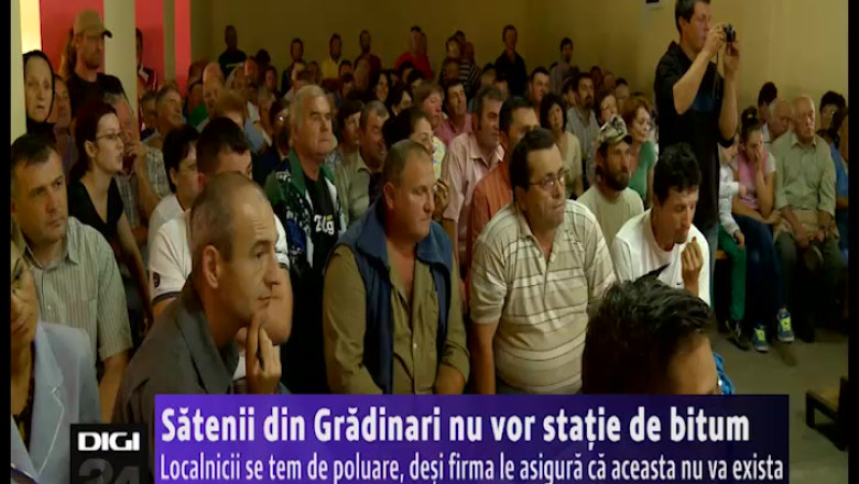 Satenii din Gradinari nu vor statie de bitum Imagine