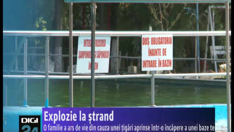SATU MARE. Trei membri ai unei familii au fost arsi intr-o explozie produsa la un strand termal Imagine