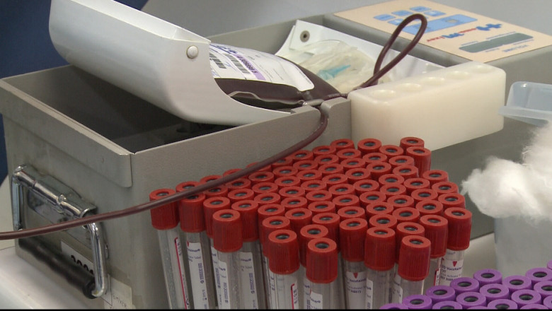 Scade rezerva de sange grupa zero. 50 de donatori sunt asteptati in fiecare zi la Centrul de Transfuzii Imagine