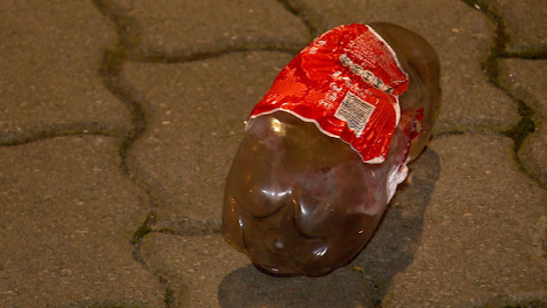 Scandal cu sticle incendiare la Timisoara Imagine