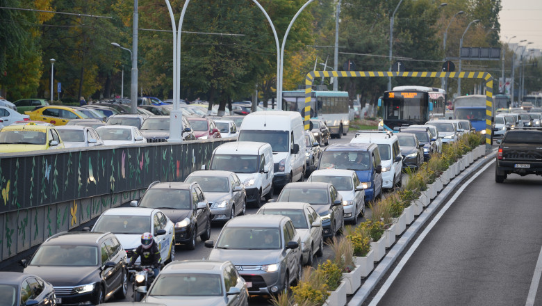 Scandal in traficul din Bucuresti. Un sofer a fost injunghiat de un altul, dupa o cearta aprinsa Imagine