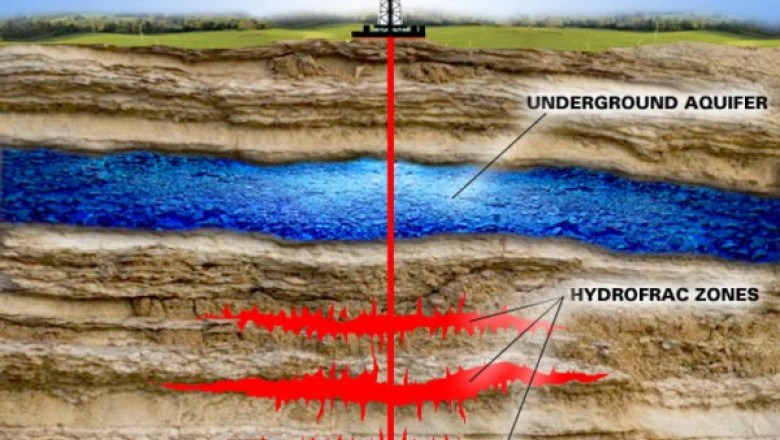 Scandal pe tema gazelor de sist. Zeci de oameni au plecat de la intalnirea cu reprezentantii Chevron  Imagine