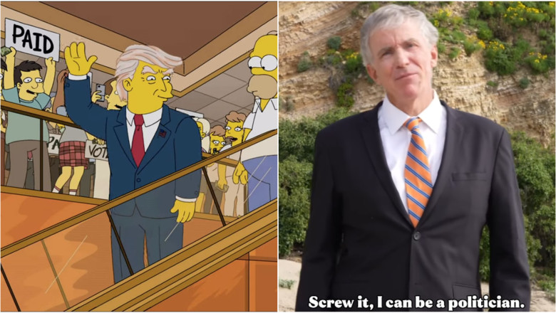 Scenaristul din „The Simpsons” care a „prezis” presedintia lui Trump intra in cursa pentru Casa Alba: „La naiba, pot fi politician”