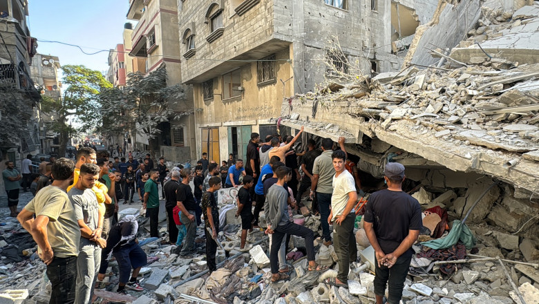 „Scene infioratoare se desfasoara in Gaza”. Cel putin 87 de morti intr-un atac israelian Imagine