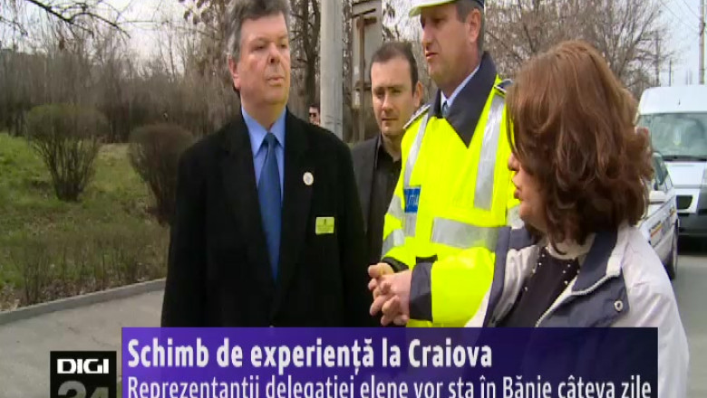 Schimb de experienta la Craiova. Politistii doljeni si cei eleni, in trafic, la o actiune rutiera Imagine