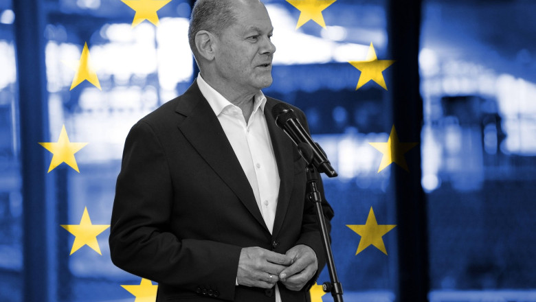 Scholz considera Ucraina „viitoare membra UE” si indeamna companiile germane sa investeasca in tara aflata in razboi Imagine