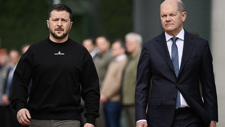 Scholz ii face promisiuni lui Zelenski: „Nu va exista nicio victorie militara a Rusiei si nici macar o pace dictata de Putin” Imagine