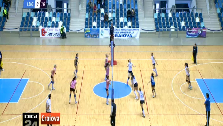 SCM "U" Craiova- CSM Bucuresti, in direct, sambata de la ora 13, la Digi24 Craiova Imagine