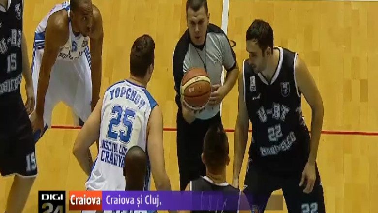 SCM „U” Craiova si „U” Mobitelco Cluj, spectacol baschetbalistic de exceptie Imagine