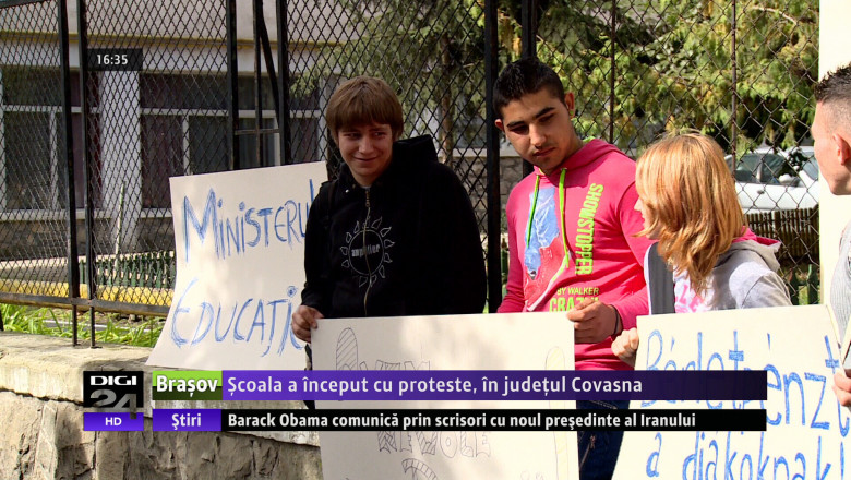 Scoala a inceput cu proteste, in judetul Covasna Imagine