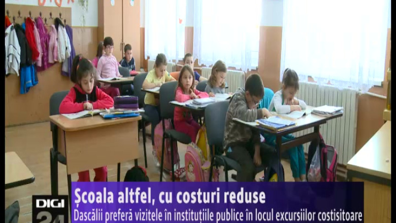 Scoala altfel, cu costuri reduse. Dascalii prefera vizitele in institutiile publice in locul excursiilor costisitoare Imagine