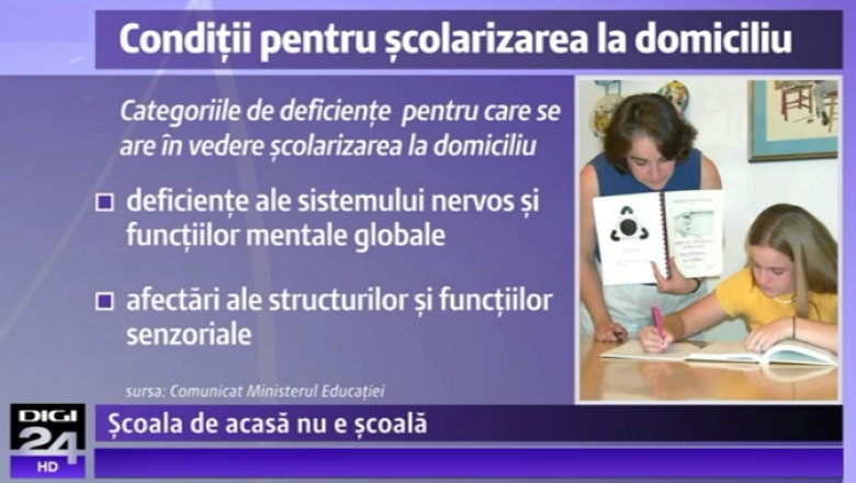 Scoala de acasa nu e scoala. Ministerul Educatiei: Doar copiii cu anumite probleme de sanatate pot invata la domiciliu Imagine
