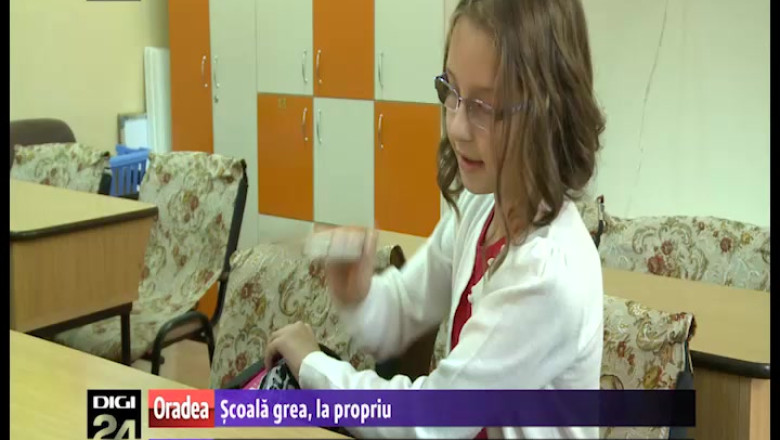 Scoala grea, la propriu. Medicii atentioneaza ca ghiozdanele grele pot afecta sanatatea elevilor Imagine