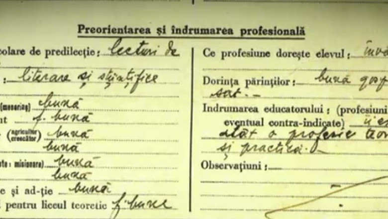 Scoala model exista acum 70 de ani. O dovedeste o fisa matricola din anul scolar 1939 - 1940 Imagine