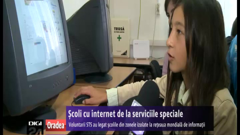 Scoli cu internet de la serviciile speciale. Voluntarii STS au legat zonele izolate la reteaua mondiala de informatii Imagine