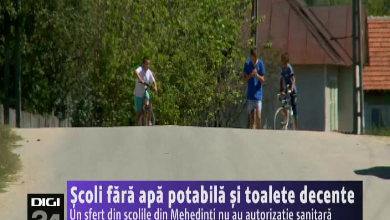Scoli fara apa potabila si toalete decente. Un sfert din scolile din Mehedinti nu au autorizatie sanitara Imagine