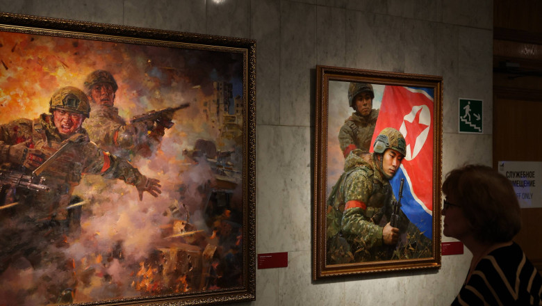 Scrisori si desene de pe campul de lupta: tributul adus soldatilor nord-coreeni din Ucraina de catre Muzeul Victoriei din Moscova Imagine