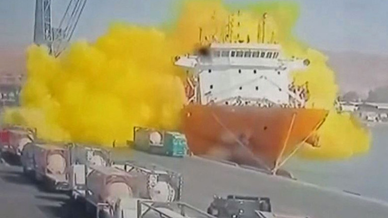 Scurgere de gaz toxic in Iordania. 10 oameni au murit si peste 250 au fost raniti Imagine