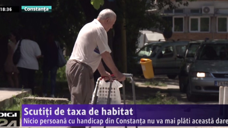 Scutiti de taxa de habitat. Nicio persoana cu handicap din Constanta nu va mai plati aceasta dare  Imagine