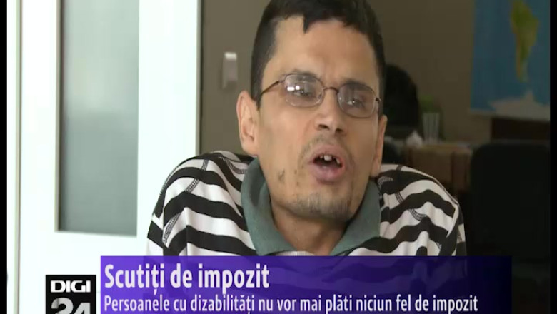 Scutiti de taxe. Persoanele cu dizabilitati nu vor mai plati niciun fel de impozit Imagine