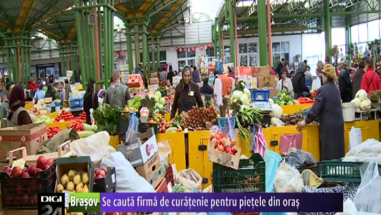 Se cauta firma de curatenie pentru pietele din oras Imagine