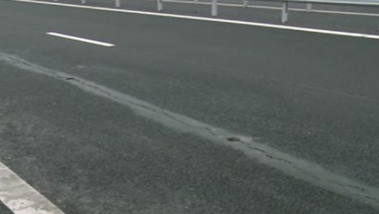 Se crapa autostrada Sibiu-Orastie. Reactia CNADNR Imagine