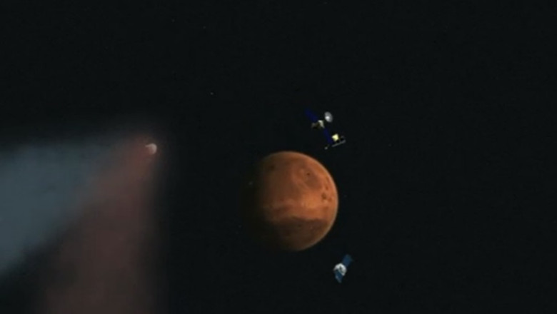 Se intampla o data la un milion de ani. O cometa se apropie de planeta Marte Imagine