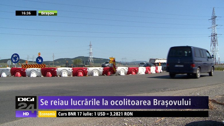 Se reiau lucrarile la ocolitoarea Brasovului  Imagine