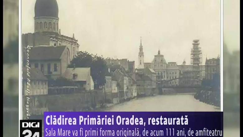 Se restaureaza cladirea Primariei Oradea. Sala Mare va fi primi forma originala, de acum 111 ani, de amfiteatru Imagine