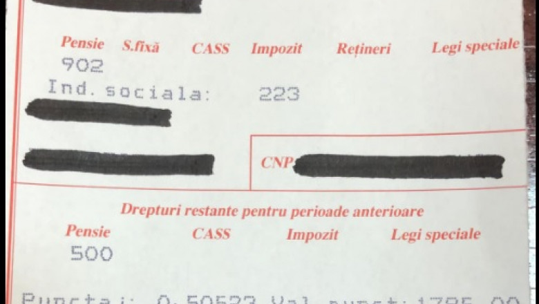 Se tiparesc deja taloanele cu pensiile marite pentru ianuarie 2023. Anuntul facut de Marius Budai Imagine