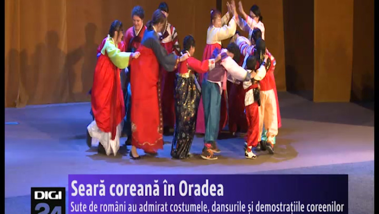 Seara coreeana in Oradea. Localnicii au admirat costumele, dansurile si demostratiile asiaticilor Imagine